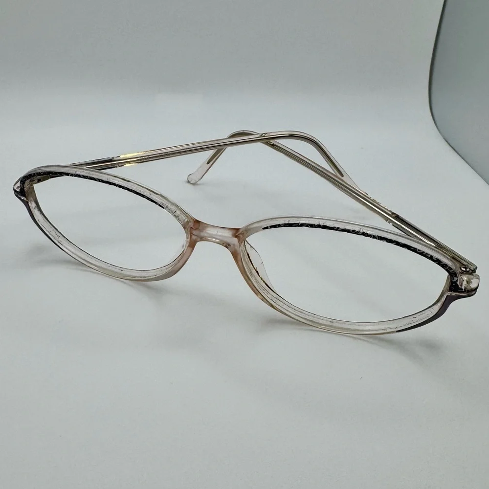 Silhouette SPX M1911 55-14-135 Black and Tan Oval Glasses